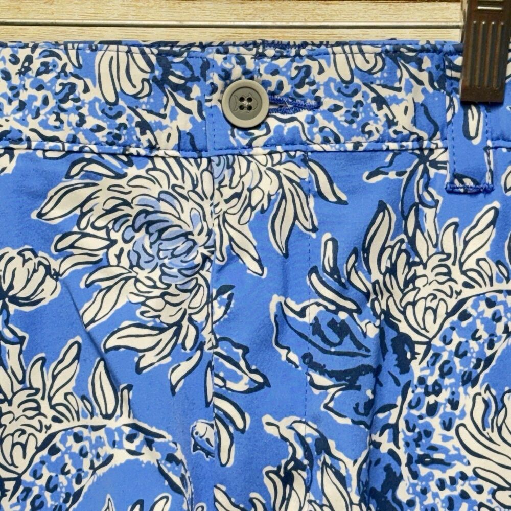 Lilly Pulitzer Southern Tide Mens 40 Golf Brrrdie Shorts Boca Blue - Picture 7 of 16
